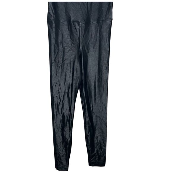 KORAL Jet Infinity Jumpsuit Women’s Size Medium Black Strappy Back Glossy - Picture 5 of 10